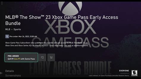 mlb the show 23 game pass early